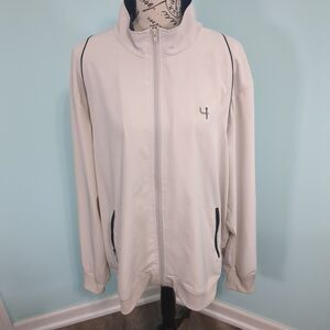 Mens Short Par 4 Lightweight Windbreaker Jacket Size XL extra large golf